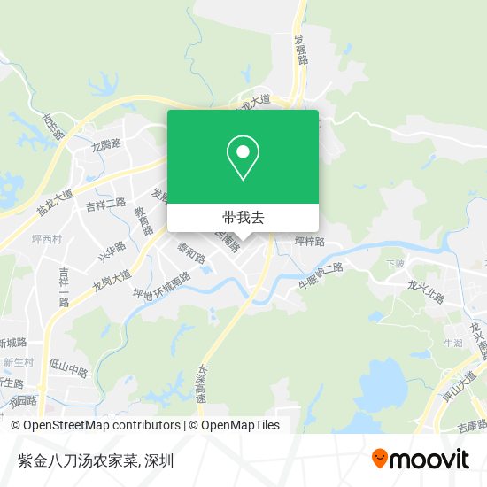 紫金八刀汤农家菜地图