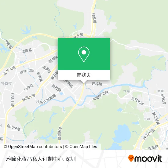 雅瞳化妆品私人订制中心地图