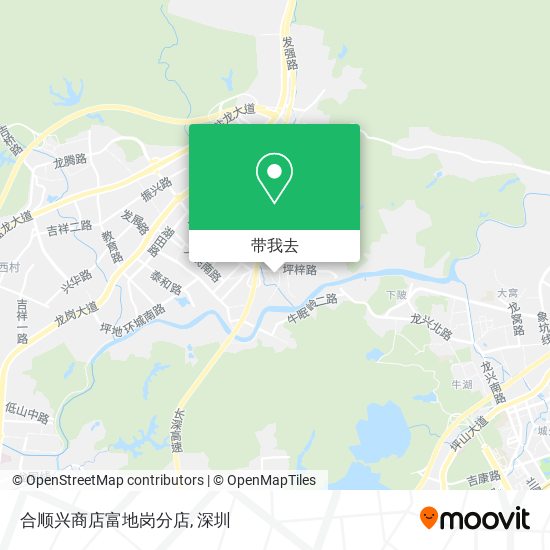 合顺兴商店富地岗分店地图