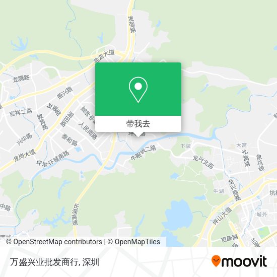 万盛兴业批发商行地图