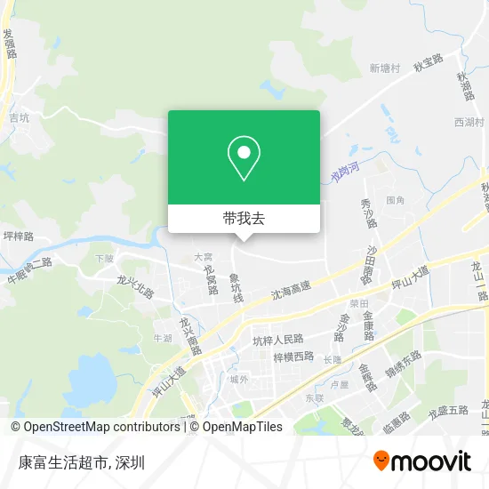康富生活超市地图