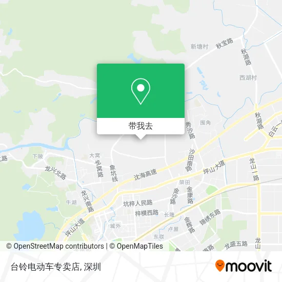 台铃电动车专卖店地图