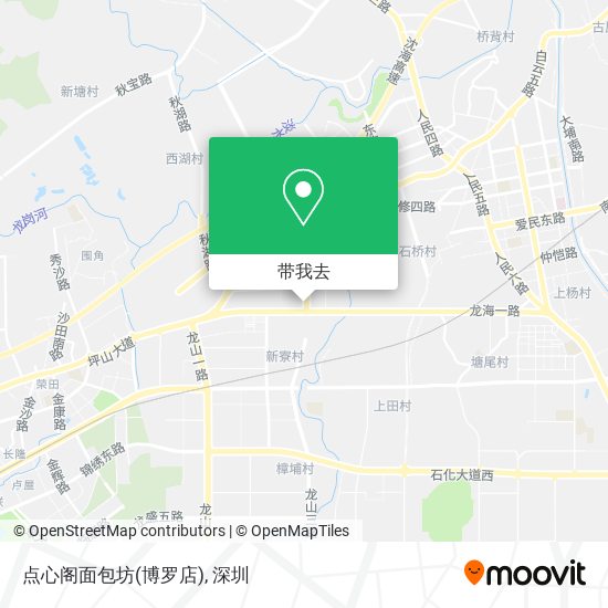 点心阁面包坊(博罗店)地图