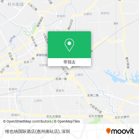 维也纳国际酒店(惠州南站店)地图