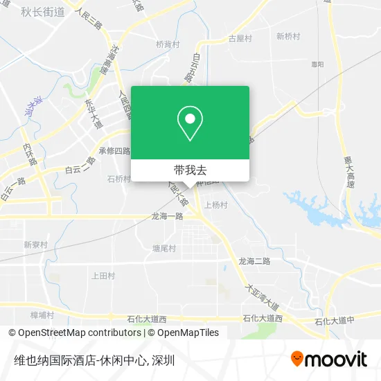 维也纳国际酒店-休闲中心地图