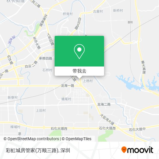 彩虹城房管家(万顺三路)地图