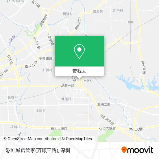 彩虹城房管家(万顺三路)地图