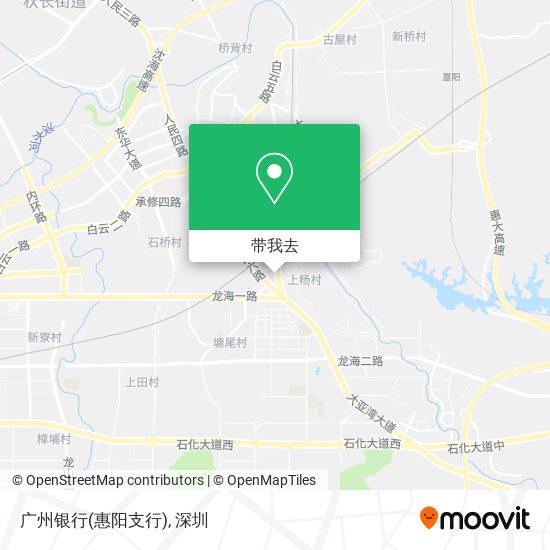 广州银行(惠阳支行)地图