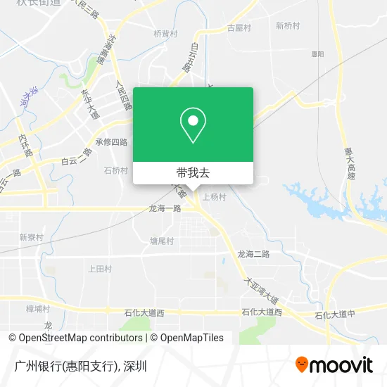 广州银行(惠阳支行)地图