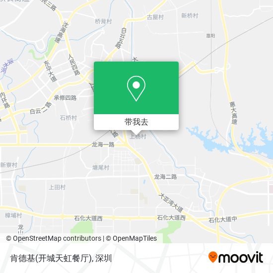 肯德基(开城天虹餐厅)地图