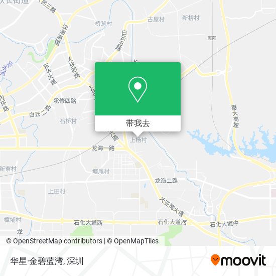 华星·金碧蓝湾地图