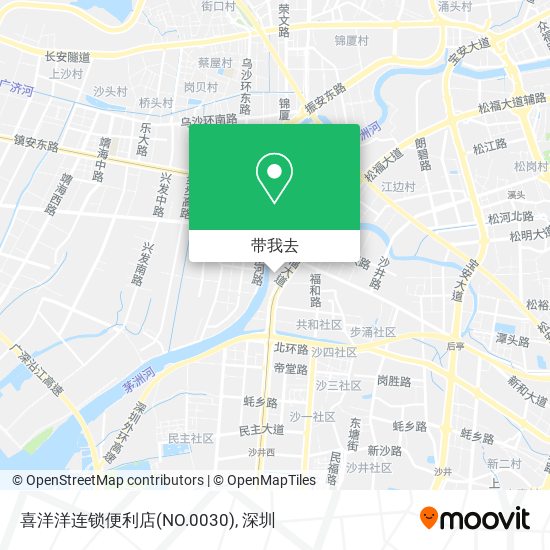 喜洋洋连锁便利店(NO.0030)地图
