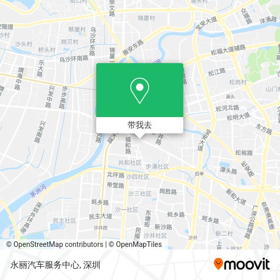 永丽汽车服务中心地图