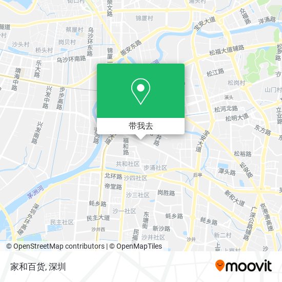 家和百货地图