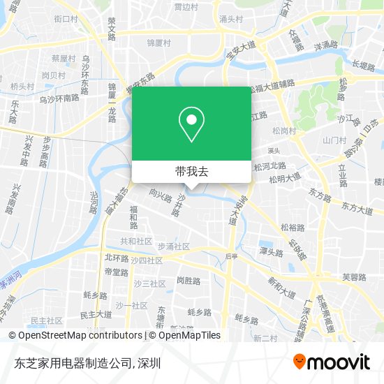 东芝家用电器制造公司地图