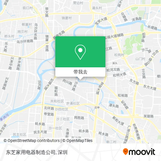 东芝家用电器制造公司地图