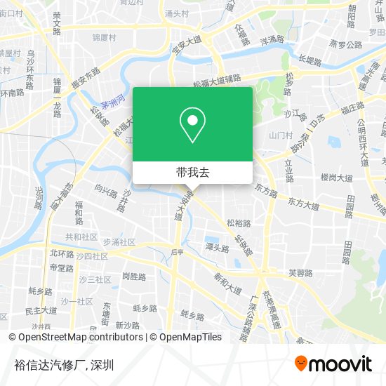 裕信达汽修厂地图