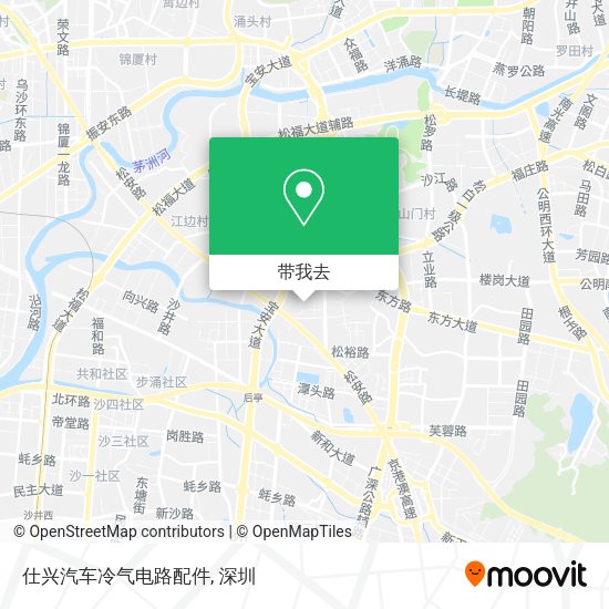 仕兴汽车冷气电路配件地图