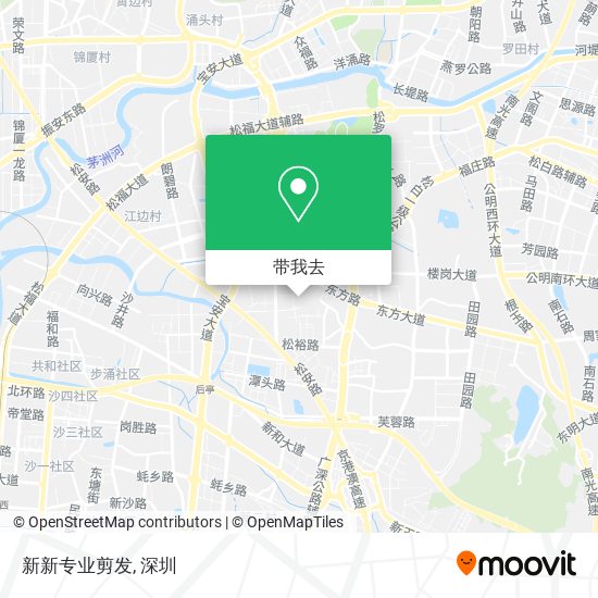 新新专业剪发地图