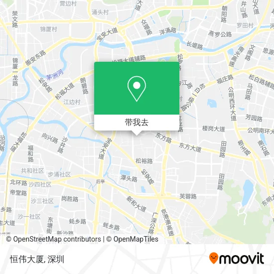 恒伟大厦地图