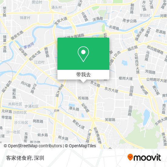 客家佬食府地图