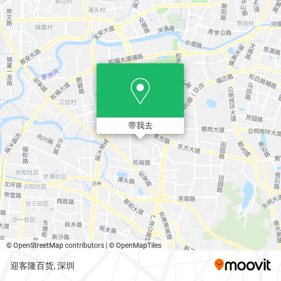 迎客隆百货地图