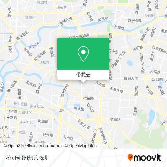 松明动物诊所地图