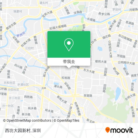 西坊大园新村地图