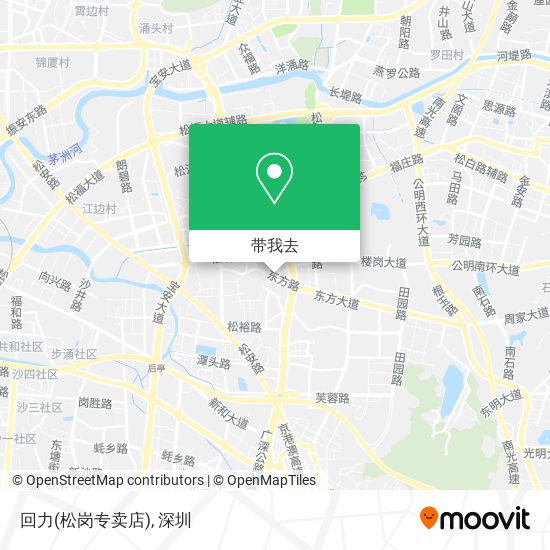 回力(松岗专卖店)地图