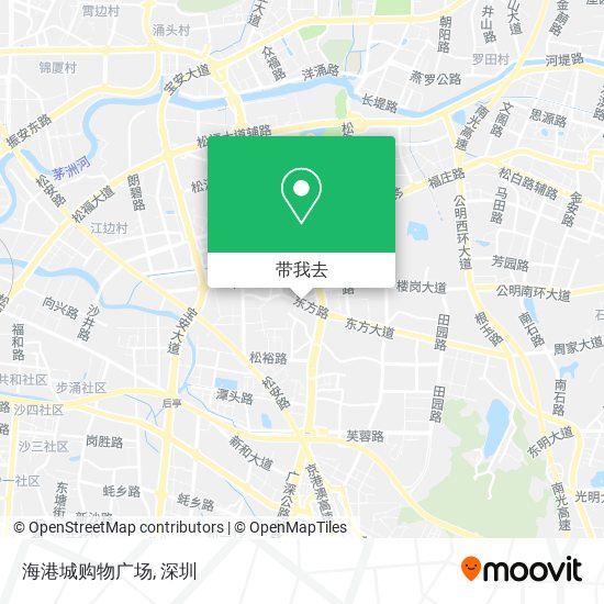 海港城购物广场地图
