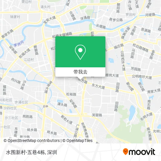 水围新村-五巷4栋地图