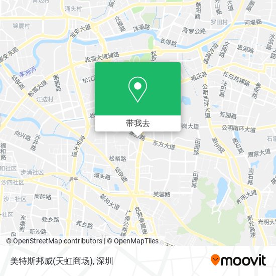美特斯邦威(天虹商场)地图