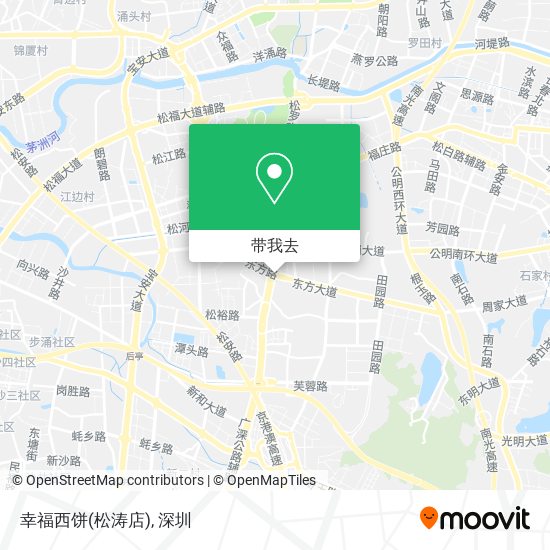 幸福西饼(松涛店)地图