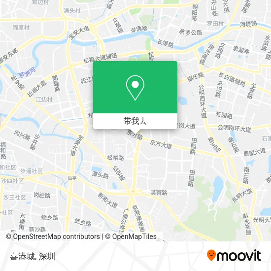 喜港城地图