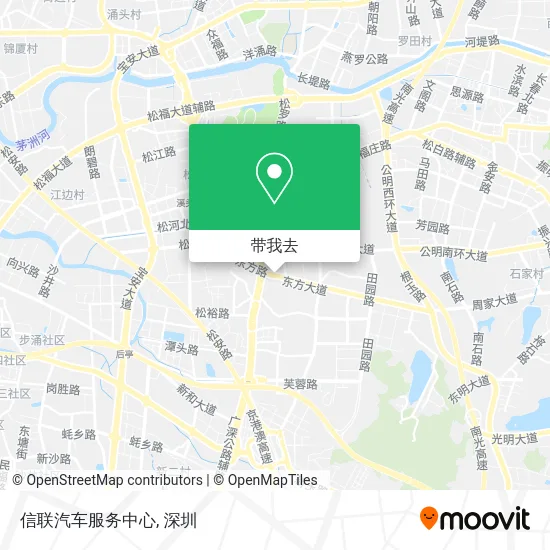 信联汽车服务中心地图