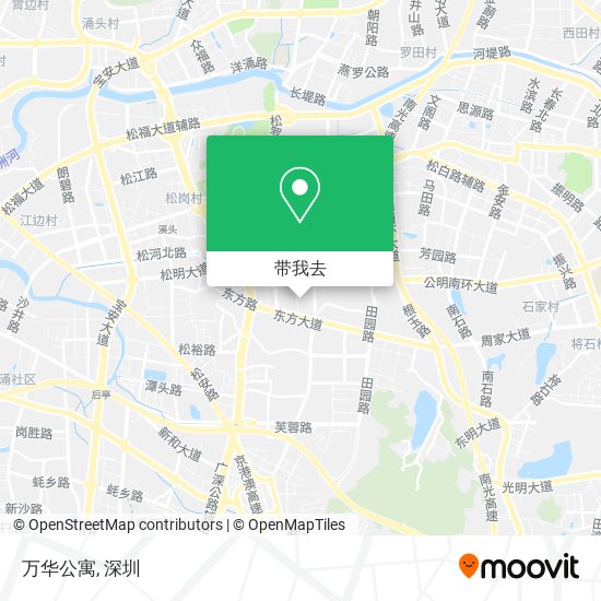 万华公寓地图