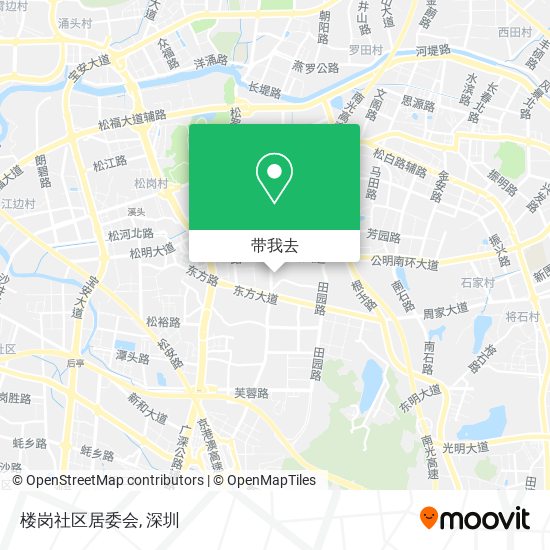 楼岗社区居委会地图