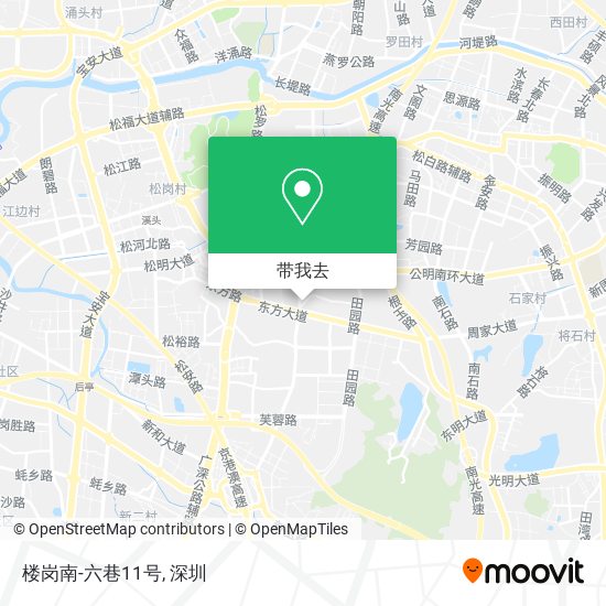 楼岗南-六巷11号地图