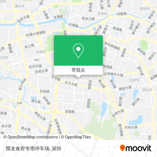 围龙食府专用停车场地图