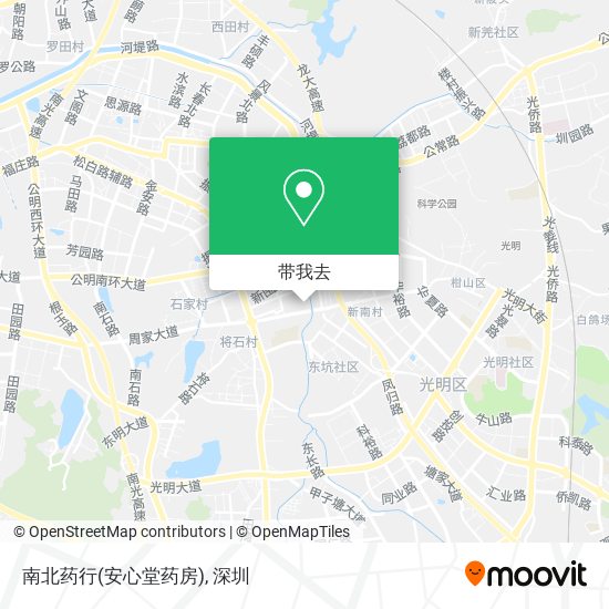 南北药行(安心堂药房)地图