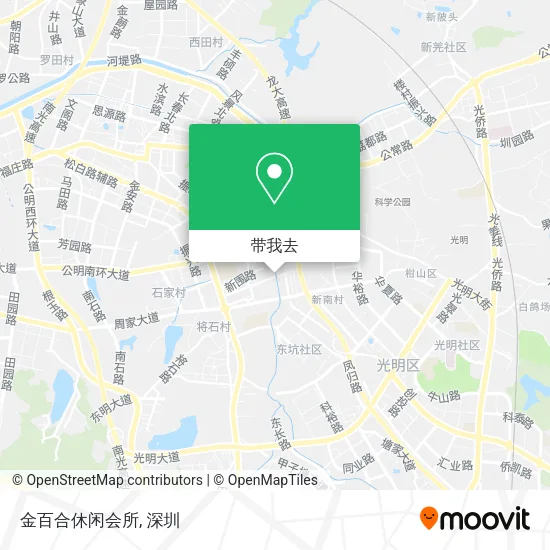 金百合休闲会所地图