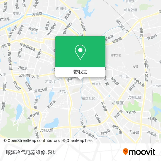 顺源冷气电器维修地图