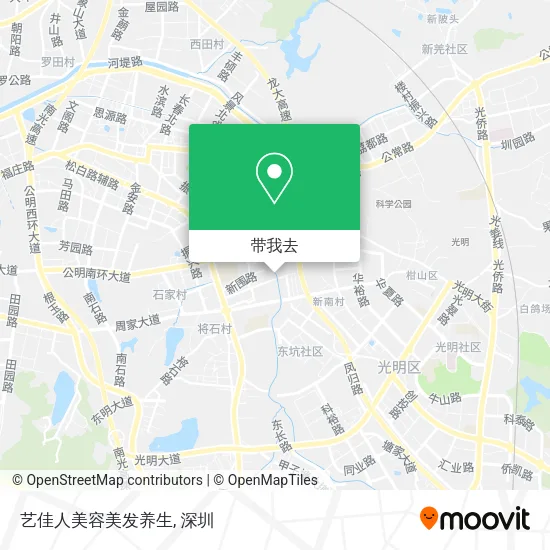 艺佳人美容美发养生地图