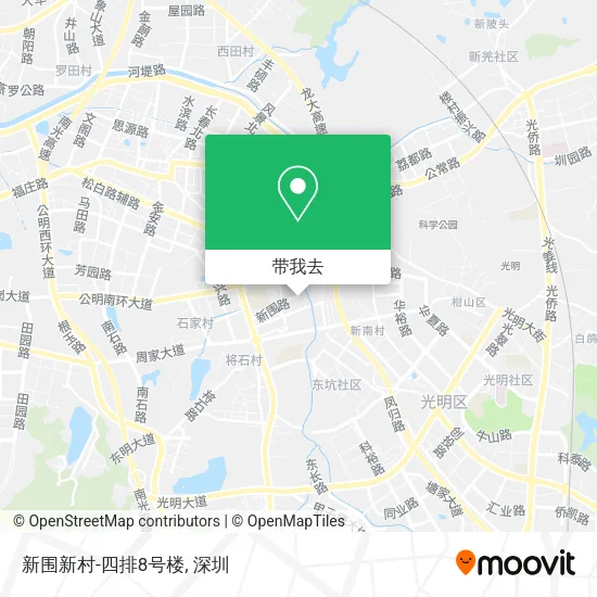 新围新村-四排8号楼地图