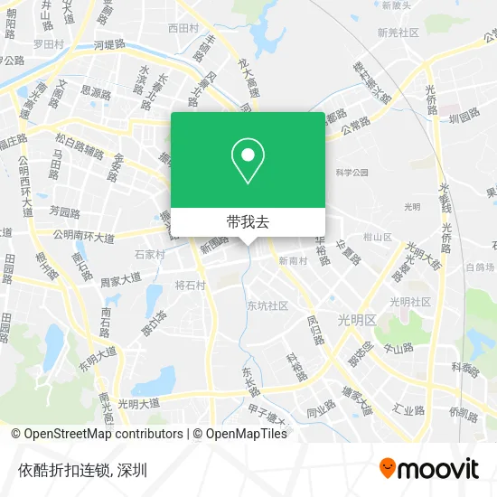 依酷折扣连锁地图