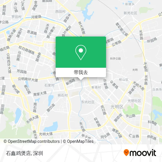 石鑫鸡煲店地图