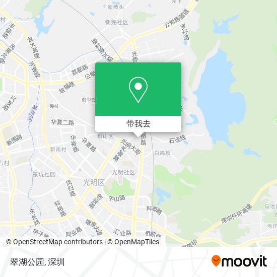 翠湖公园地图