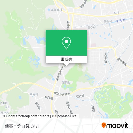 佳惠平价百货地图