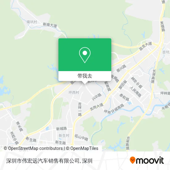 深圳市伟宏远汽车销售有限公司地图