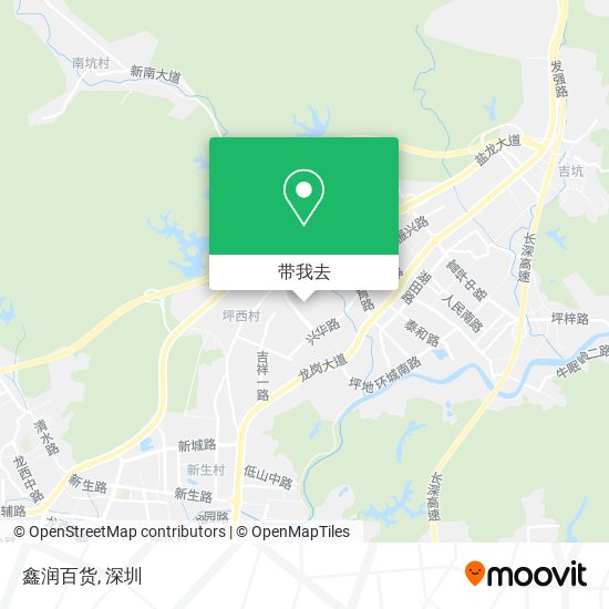 鑫润百货地图